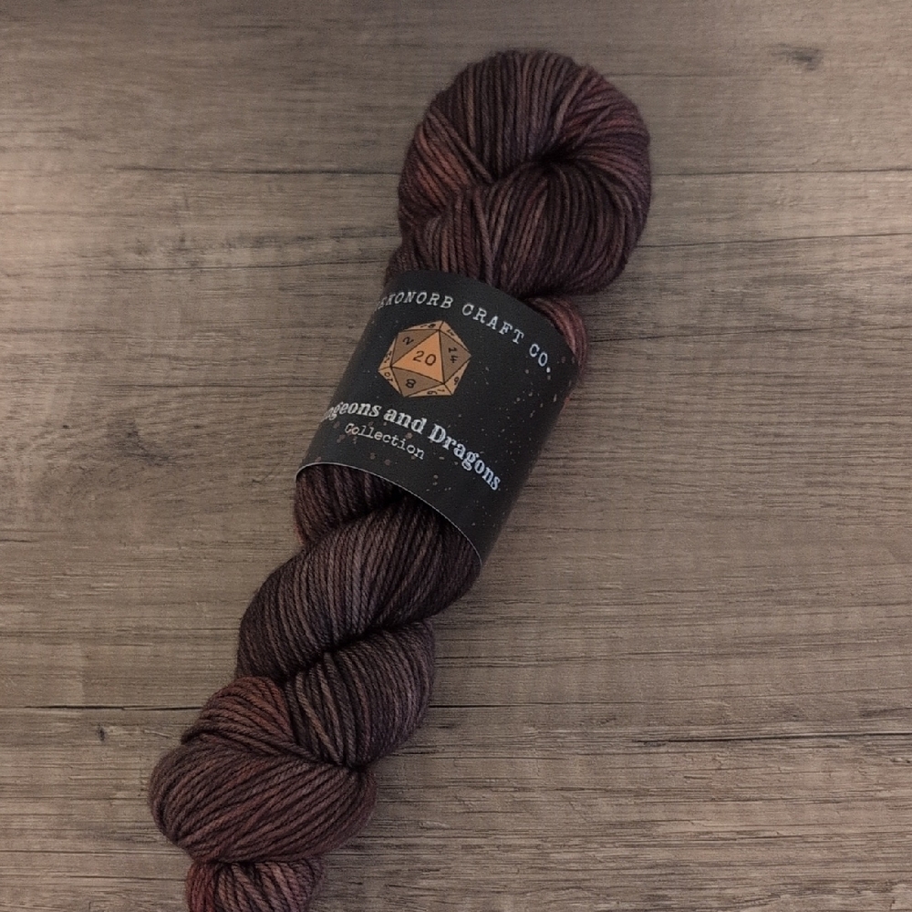 Dungeons and Dragons Yarn Skein